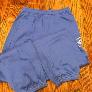 Blue Sweatpants with Sun Design